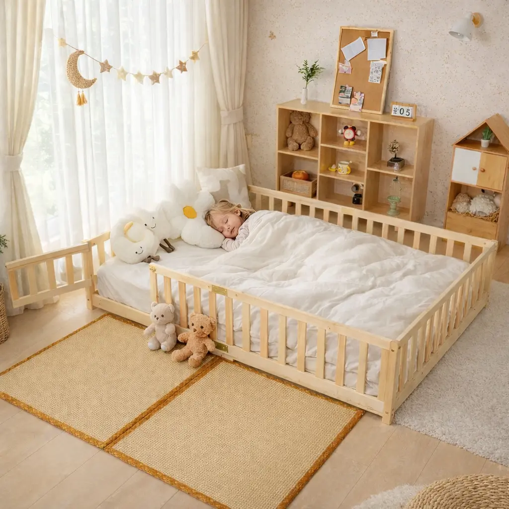 Twin/Full Size Modern MontessoriBed for Toddlers