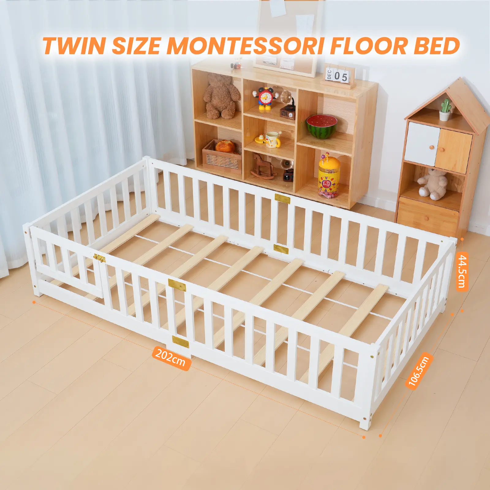 Twin/Full Size Modern MontessoriBed for Toddlers