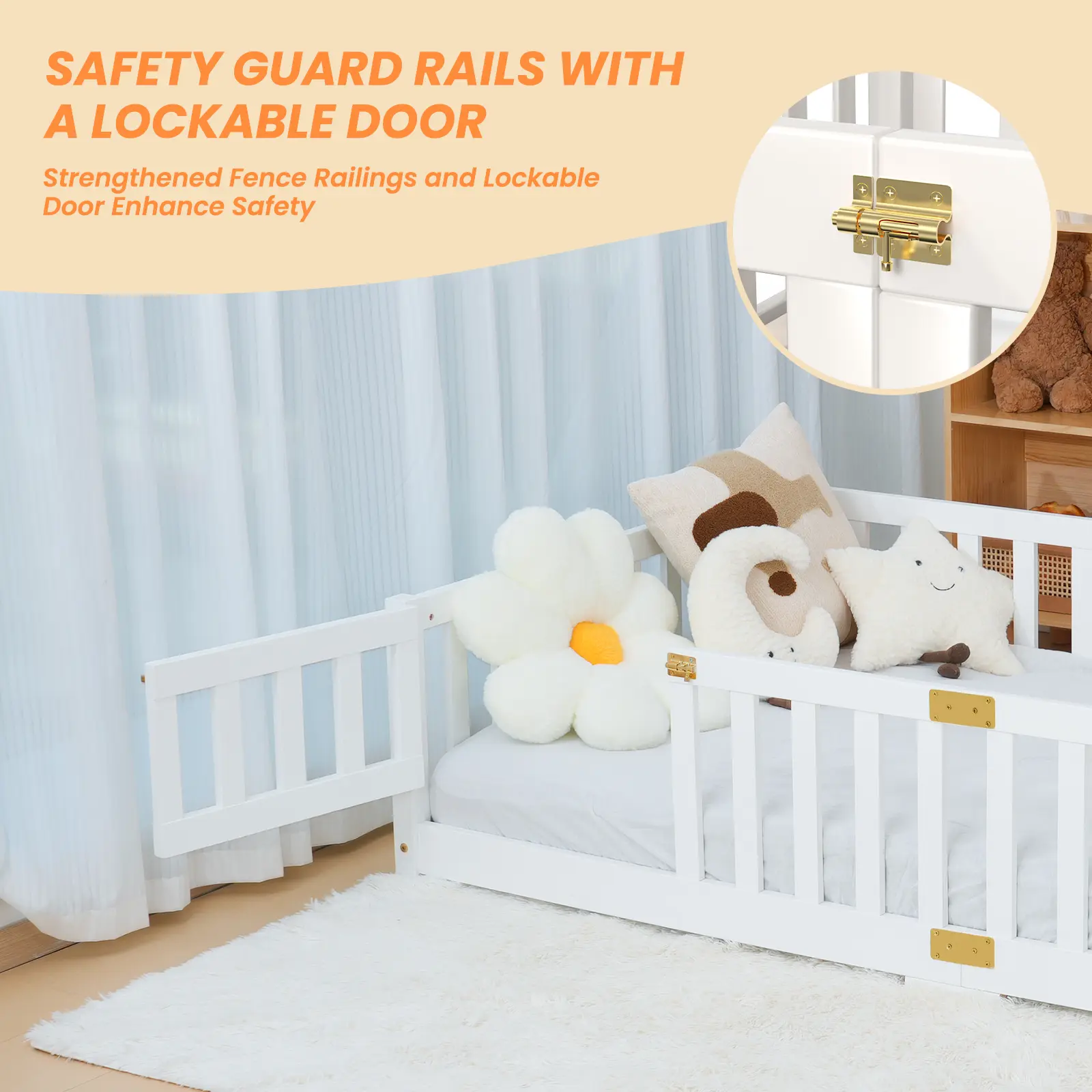 Twin/Full Size Modern MontessoriBed for Toddlers