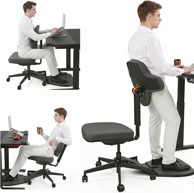 Newtral Standing Desk Chair, Standing Mate Chair for Sit-Stand