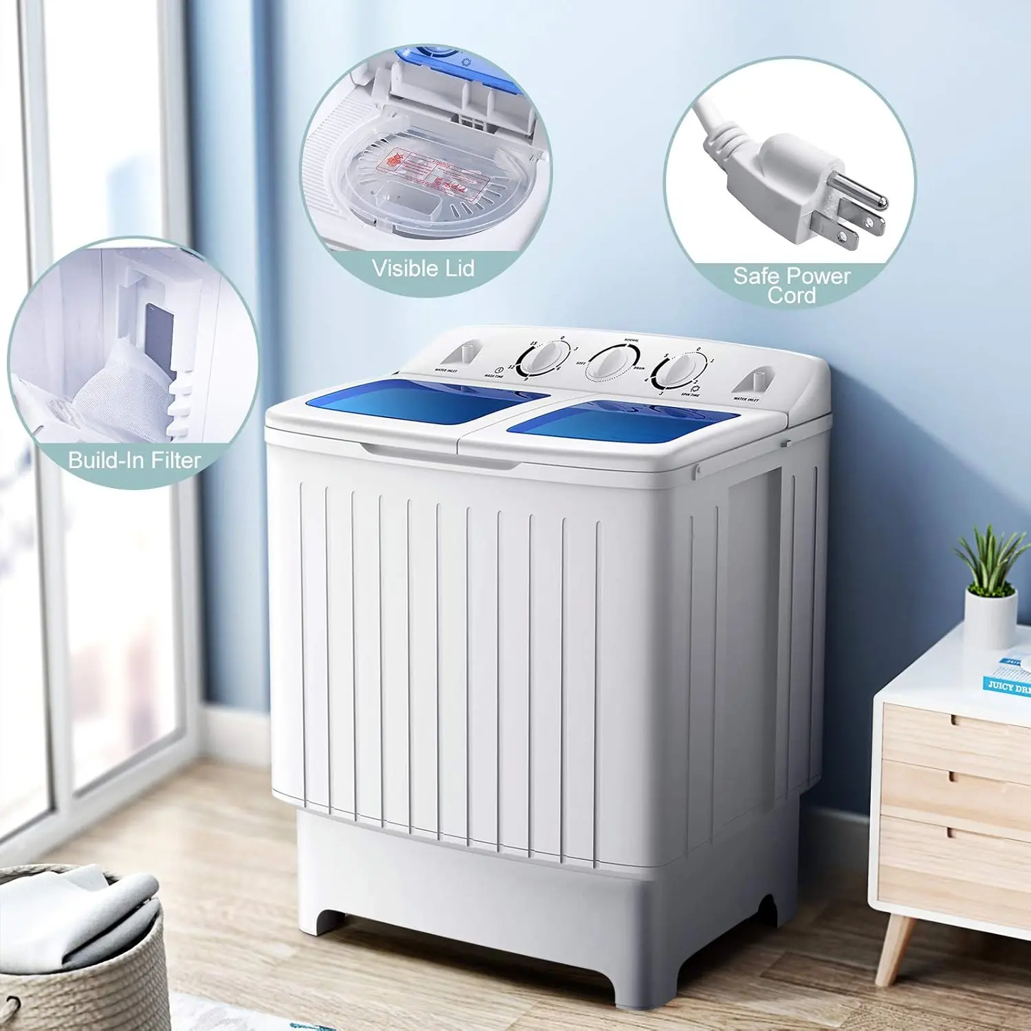 Admqx Portable WashingMachine