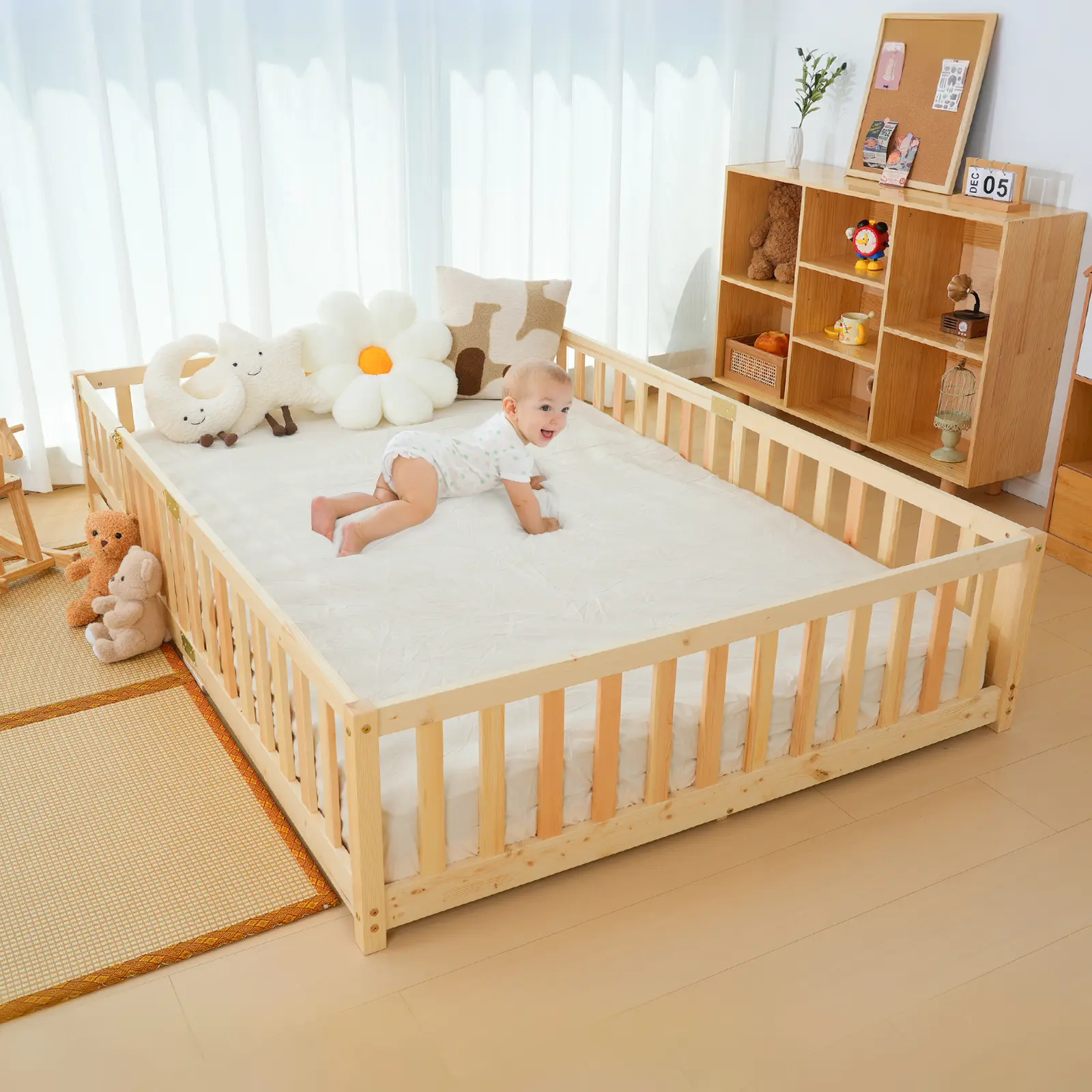 Twin/Full Size Modern MontessoriBed for Toddlers