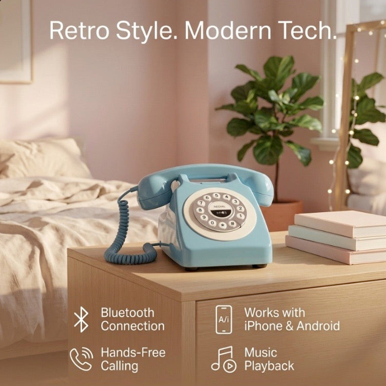 DreamDial™ Retro Bluetooth Telephone