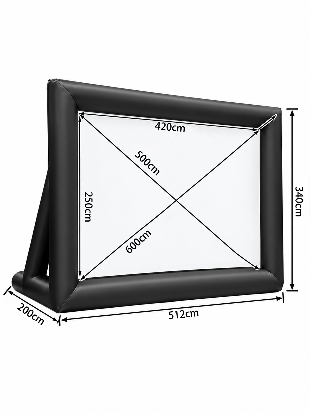 🎁 Exclusive Gift: ADMQX Inflatable MovieScreen 24FT Inflatable Projector Screen foroutside