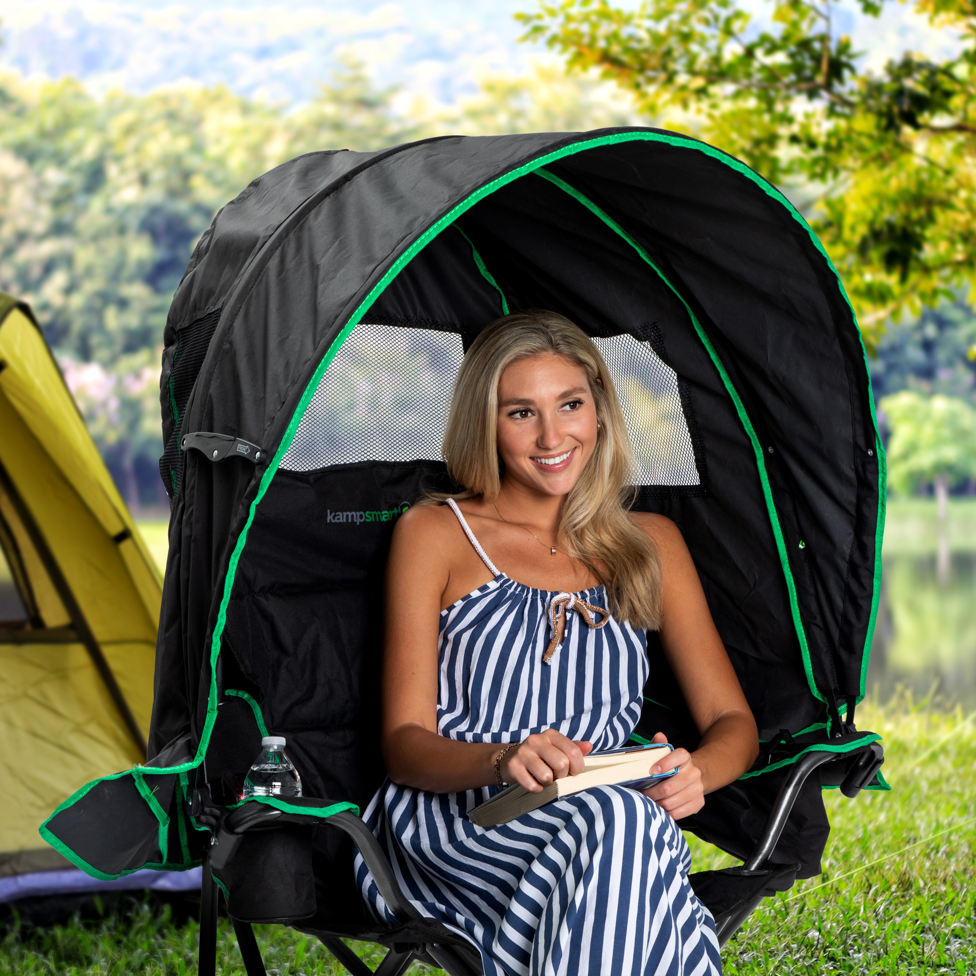 Canopy Chair - Outdoor Chair with Built-In Shade & Engineered Airflow