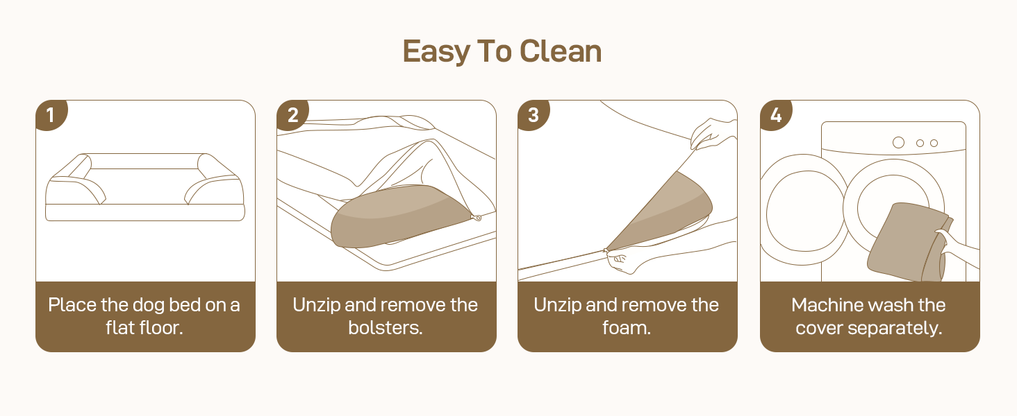 washable dog bed