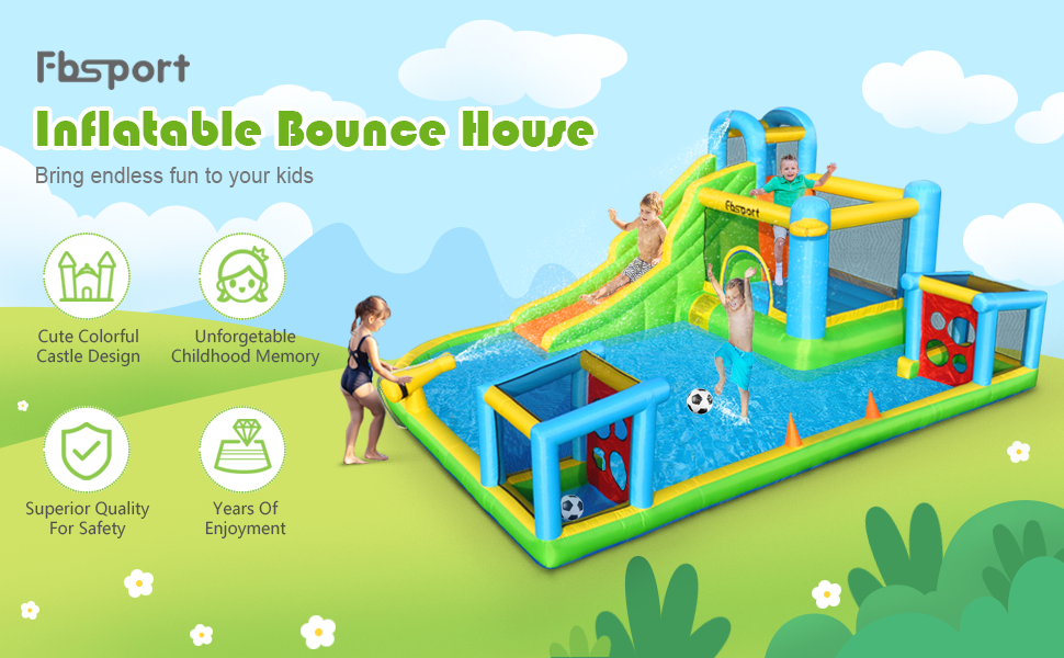 Casa inflable de rebote