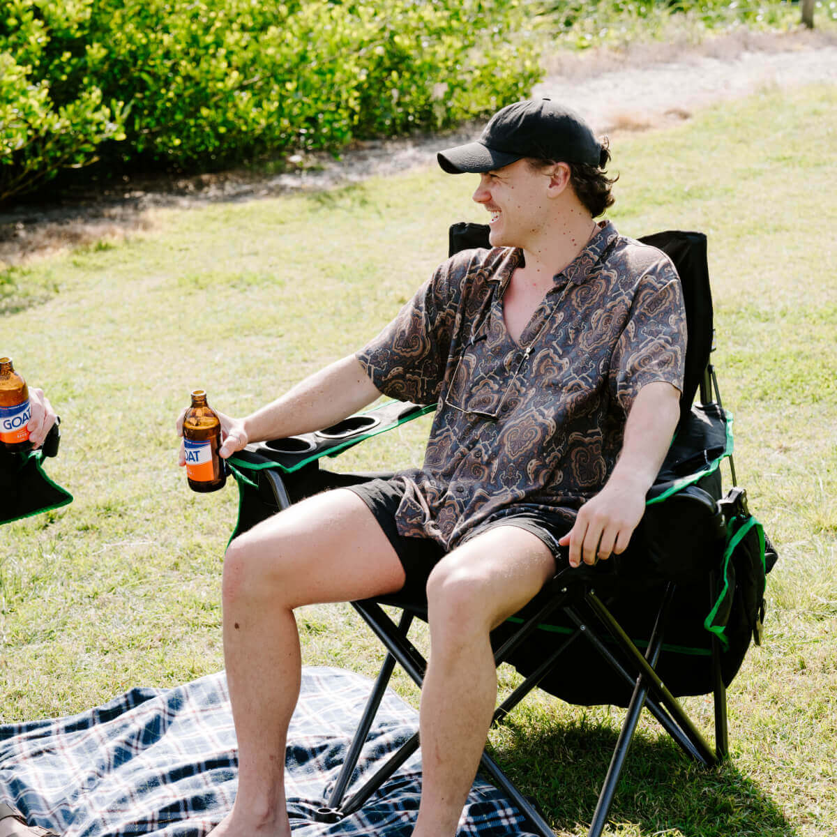 Canopy Chair - Outdoor Chair with Built-In Shade & Engineered Airflow