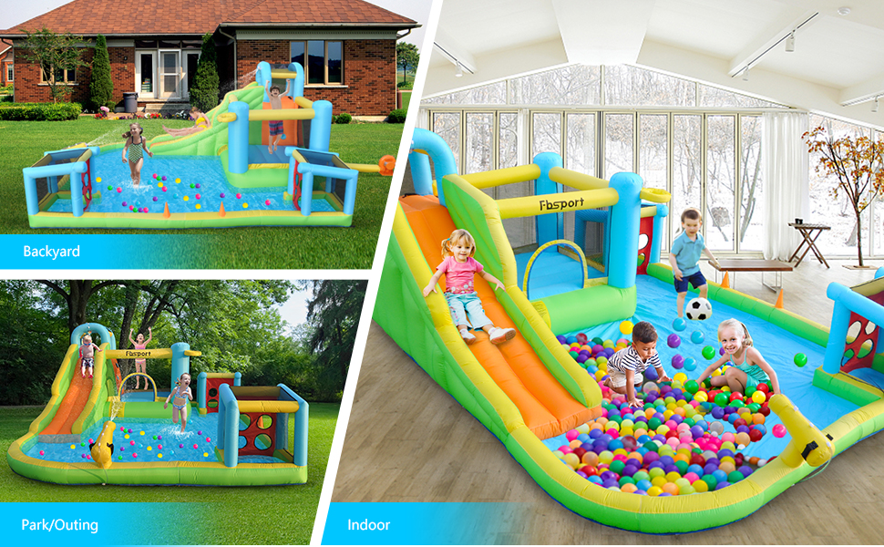 tobog&aacute;n acu&aacute;tico inflable