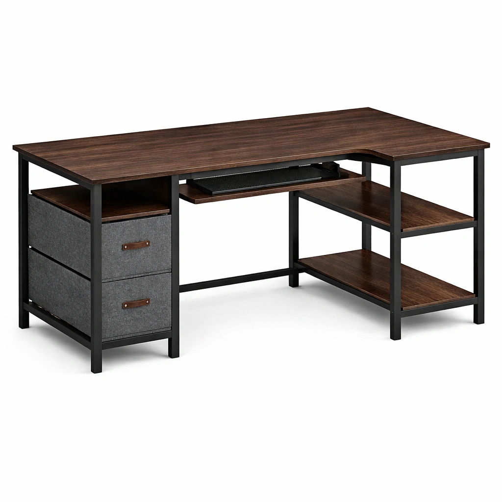 Bureau dAngle Informatique Bois Fonc tagres-Arvirox