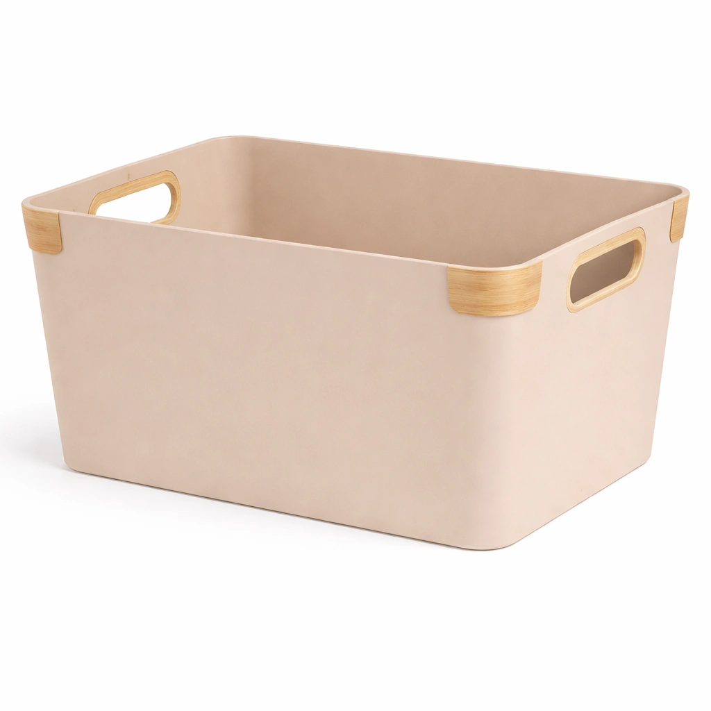 Panier de Rangement Tissu Lin Lot 6-Arvirox