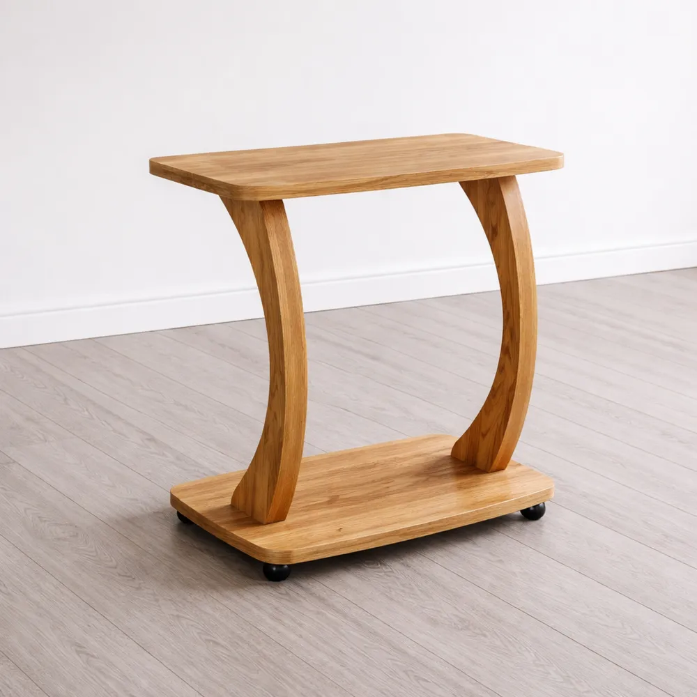 Table basse mobile pour salon, idéale pour ordinateur et boissons
