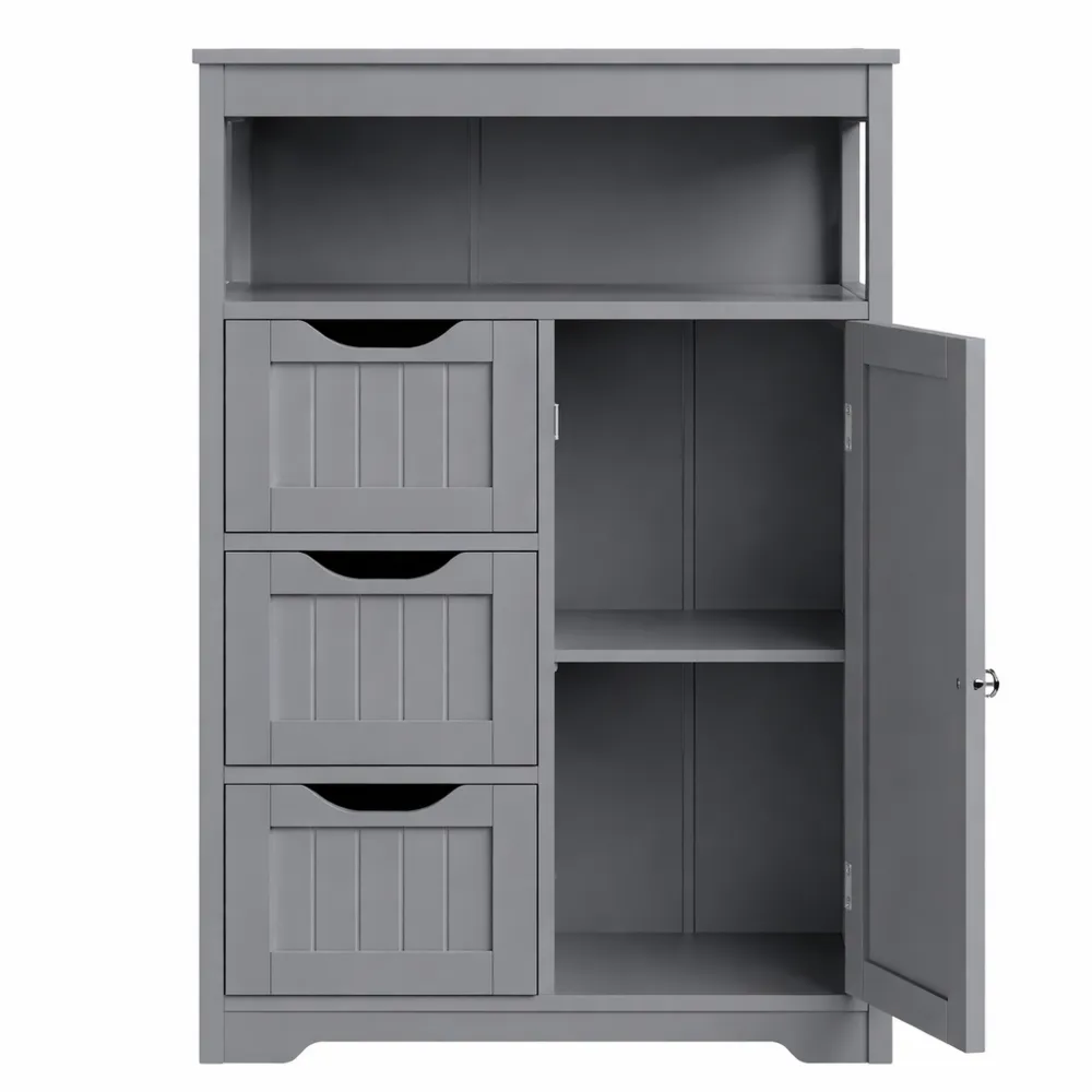 Mobile bagno multiuso con cassetto e ripiano regolabile