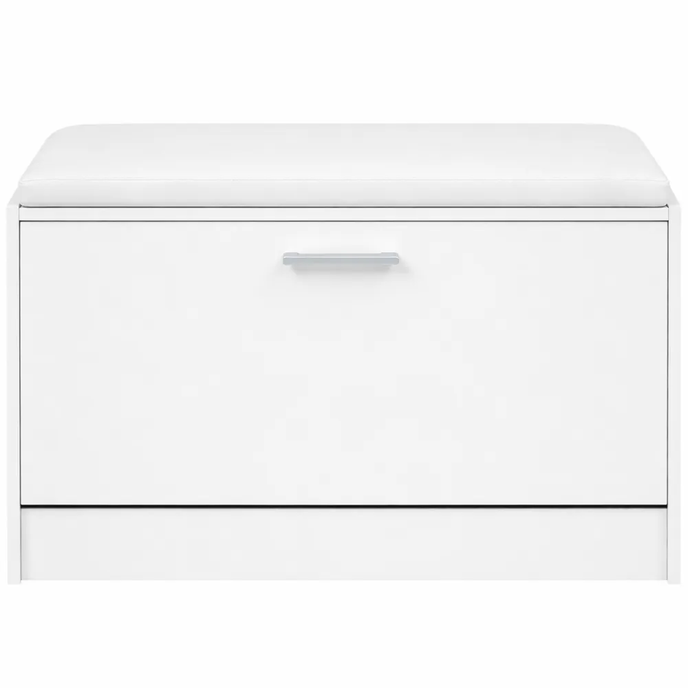 Scarpiera Salvaspazio in Legno Melaminico con Anta a Ribalta