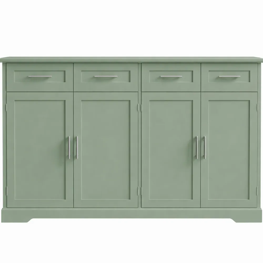 Credenza Cucina Moderna con Cassetti e Ante, Mobile Funzionale per Salotto e Sala da Pranzo