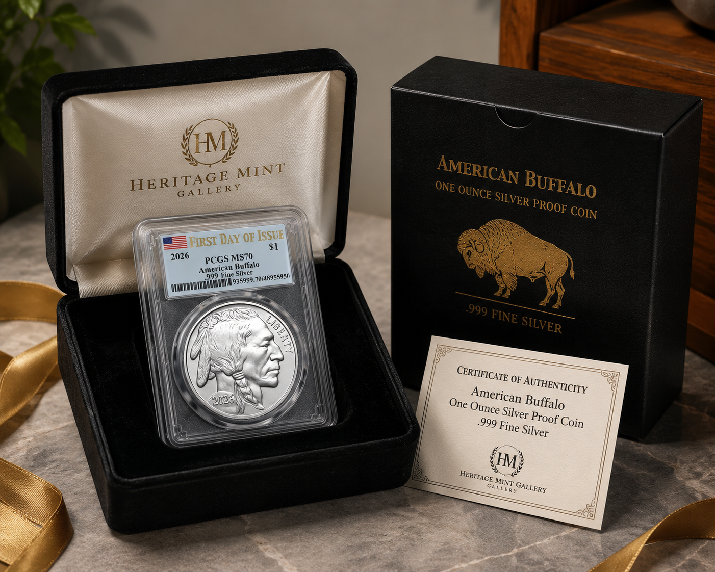 American Buffalo 2026 & 2025 One Ounce Silver Proof Coin（2026 & 2025 Limited Release • Limited-Time Factory Price）