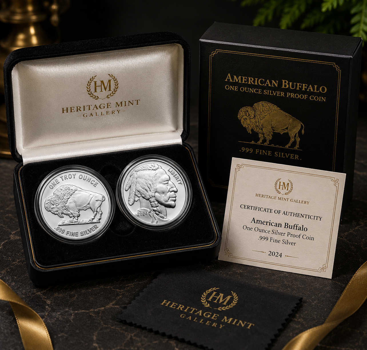Last Day 69% OFF🔥American Buffalo 2024 One Ounce Silver Proof Coin