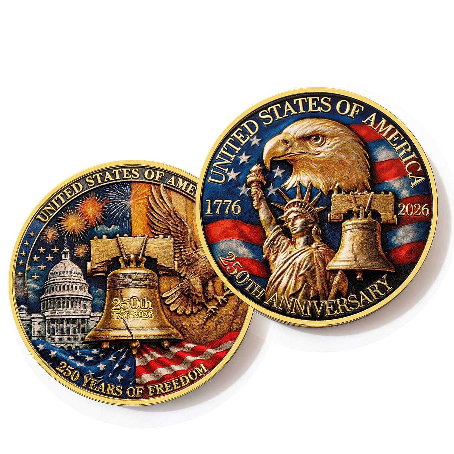 🔥Last Day 60% OFF🔥Celebrate the Legacy - Commemorative 250th Anniversary U.S. Coins