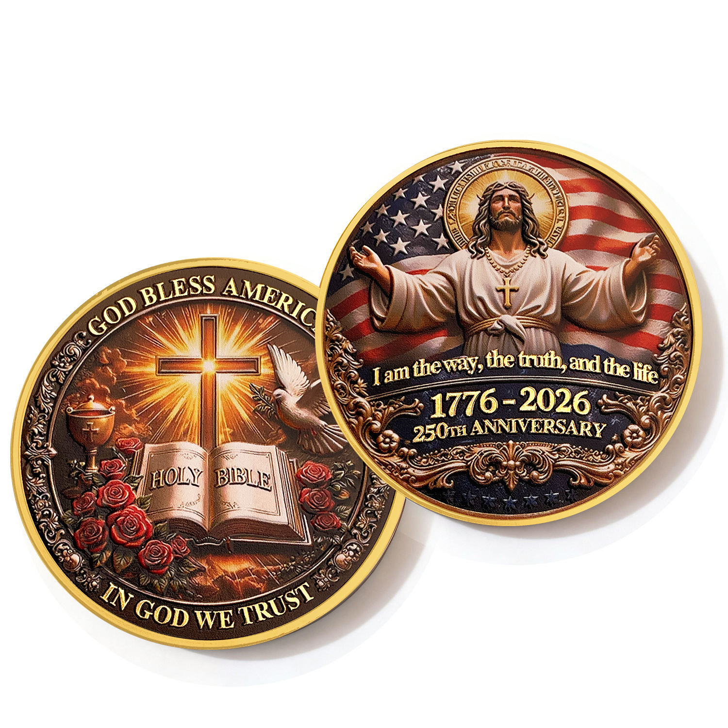 🔥Last Day 60% OFF🔥America 250th Anniversary Commemorative Coin 1776-2026