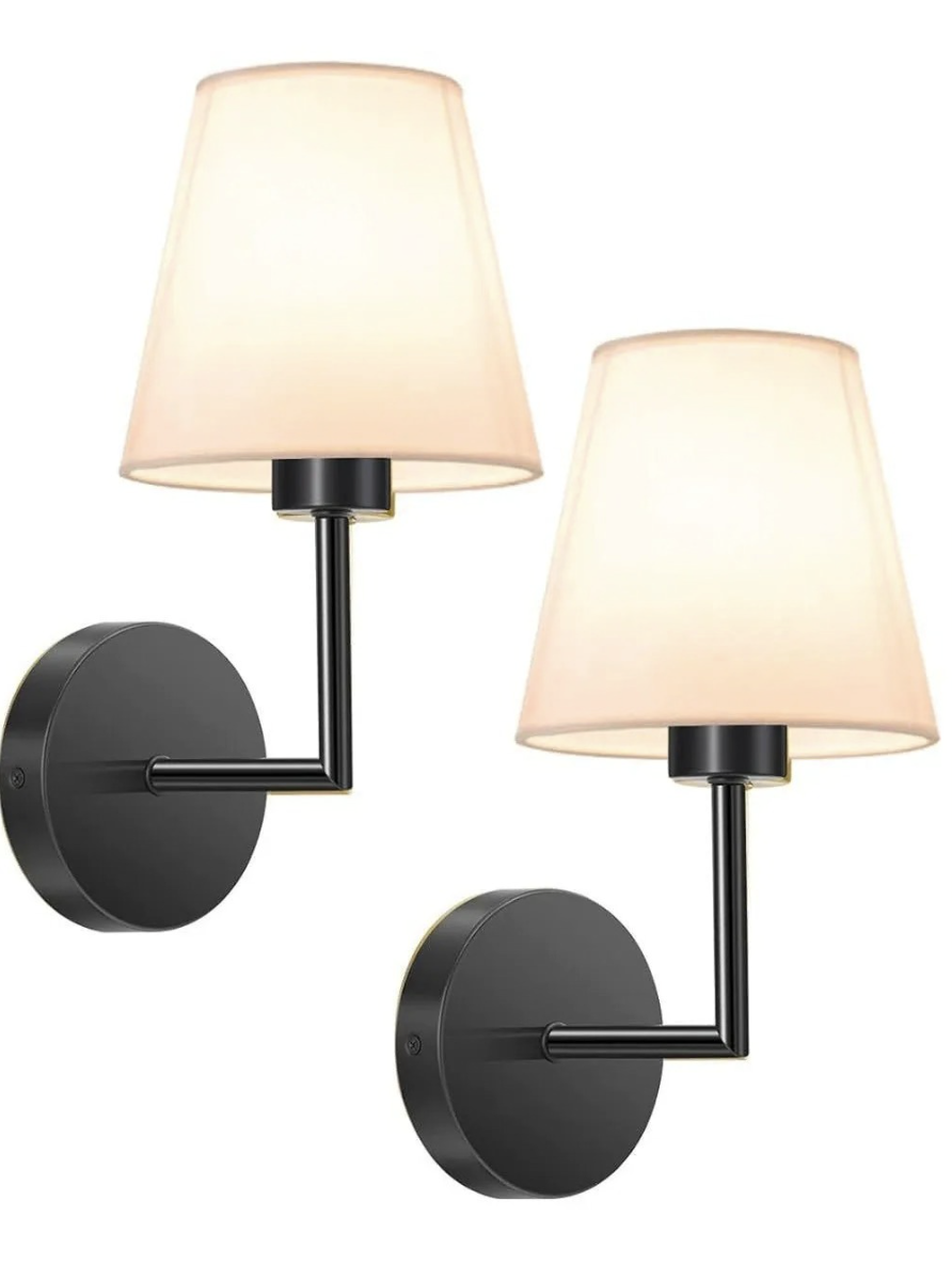 Wall Sconces - Wireless Battery Wall Light  RGB Dimmable Magnetic Bulb and Remote, Rechargeable Sconce Wall Decor for Bedroom Living Room Hallway