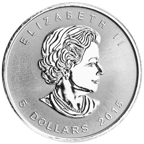 1 oz Canadian Silver Maple Leaf Coin (Random Year)