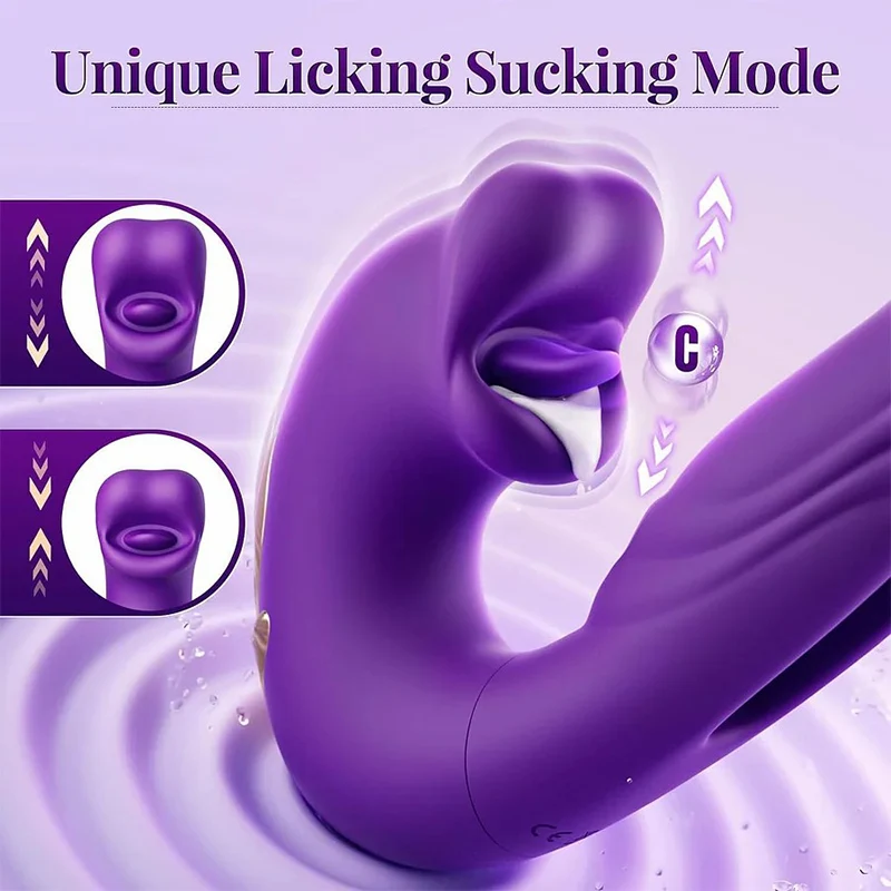 Limited-time offer 2026 Upgraded 4-in-1 Flapping & Licking Vibrator