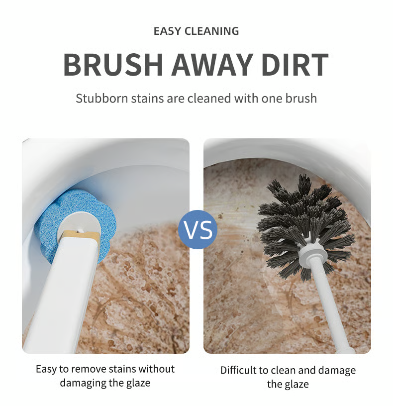 ✨Wall-Mounted Innovative Toilet Brush Set 🚽