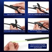 Carbon Fiber Boneless Silent Windshield Wipers – Make Your Driving Experience Stylish, Quiet And Clear!