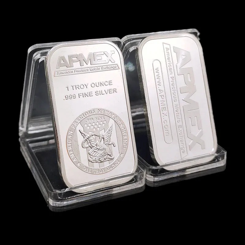 Last Day 60% OFF🔥🦅APMEX 1 oz .999 Fine Silver Bar – American Eagle Heritage for Collectors