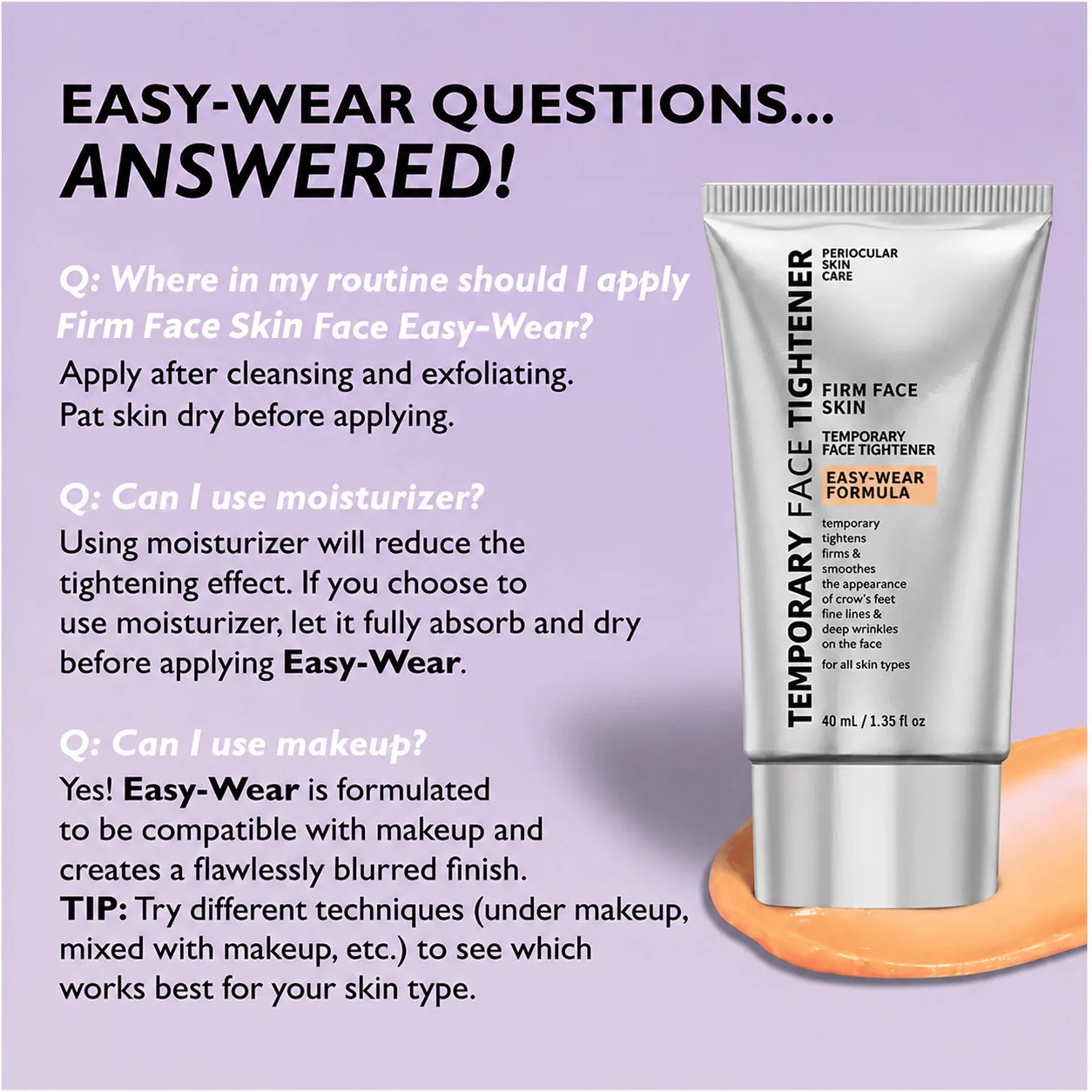 Instant Firming Beauty Treatment-Smooth the look of fine lines and create a fresh, makeup-ready appearance in minutes.