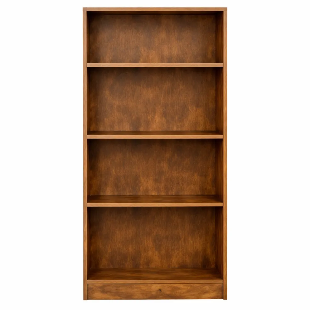 Étagère en Bois Rustique à 6 Niveaux pour Salon et Bureau