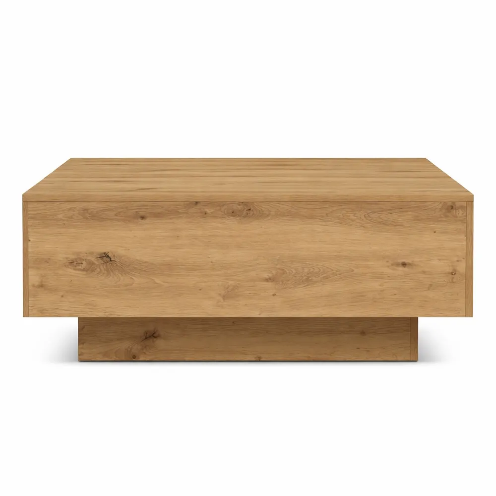 Table basse en bois moderne avec LED, multifonctionnelle pour salon élégant