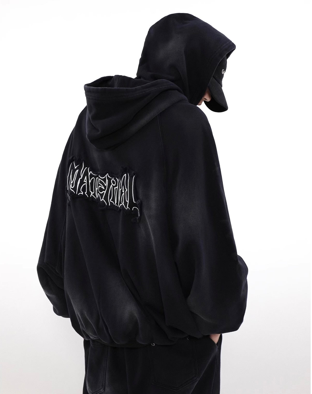 ※特別SALE価格【セットアップ／Unisex／送料無料】ダメージドルマンジップセットアップ mry001585