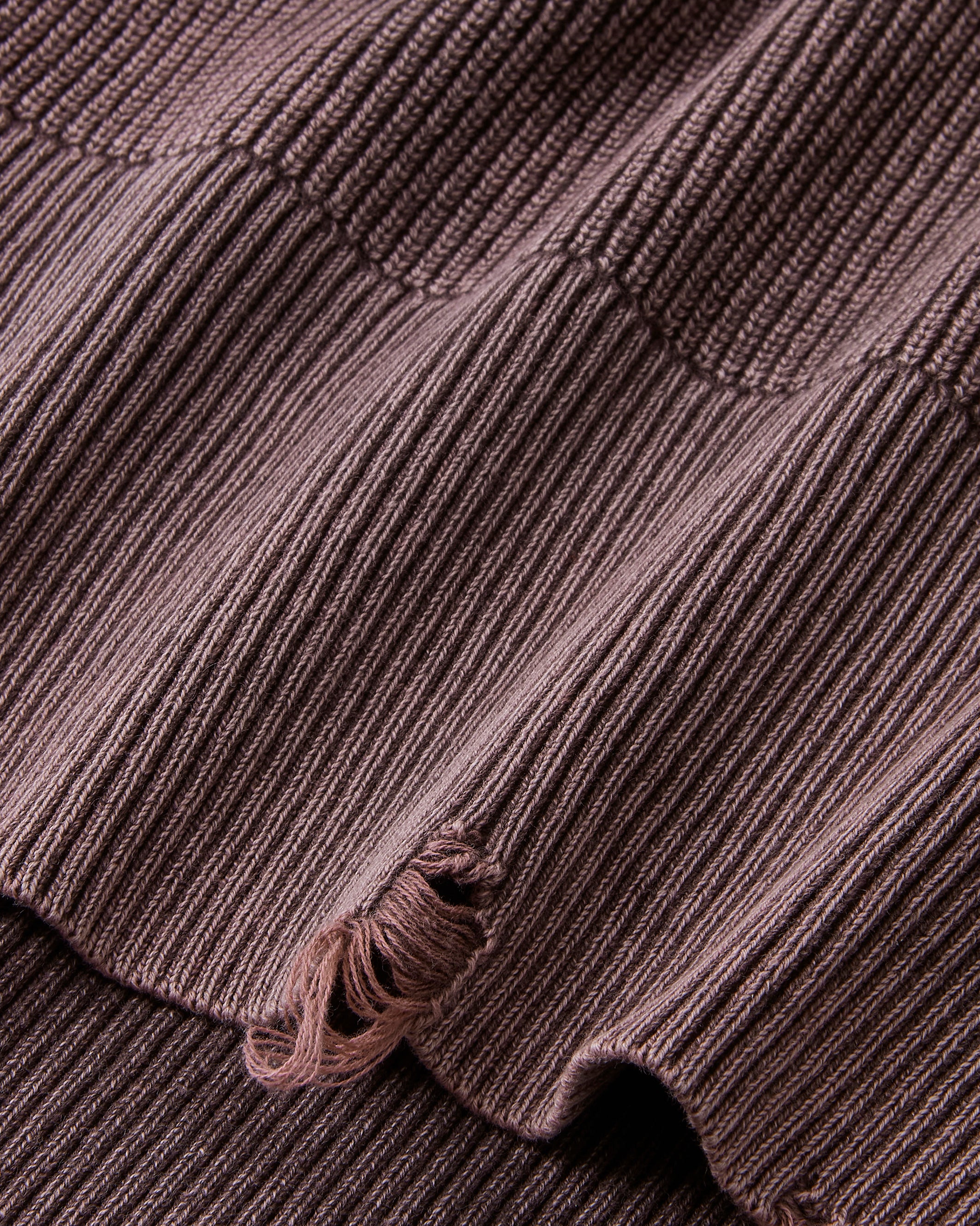 Beast Quarter-Zip Knit Brown