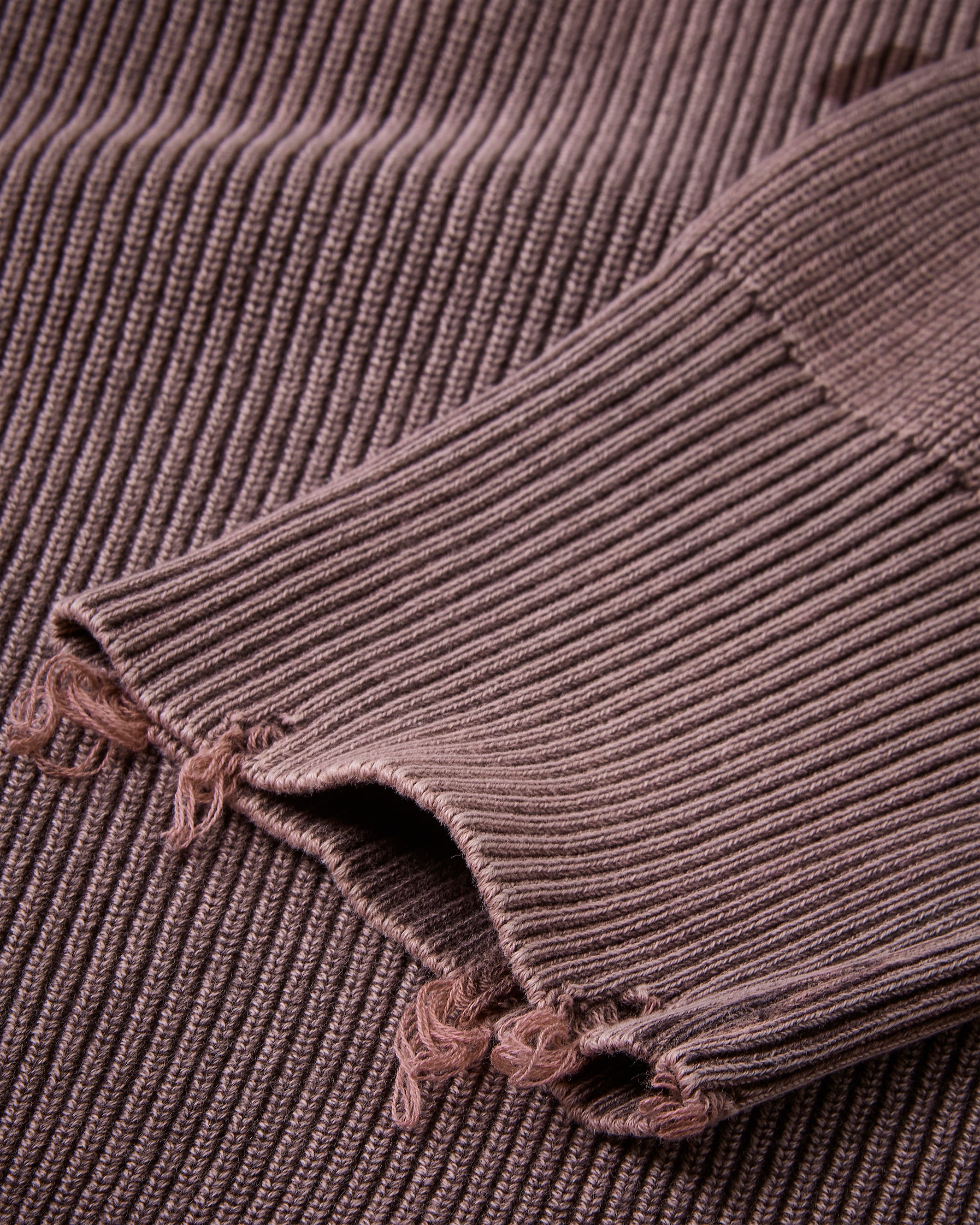 Beast Quarter-Zip Knit Brown