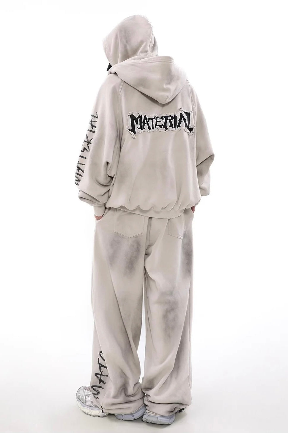 ※特別SALE価格【セットアップ／Unisex／送料無料】ダメージドルマンジップセットアップ mry001585