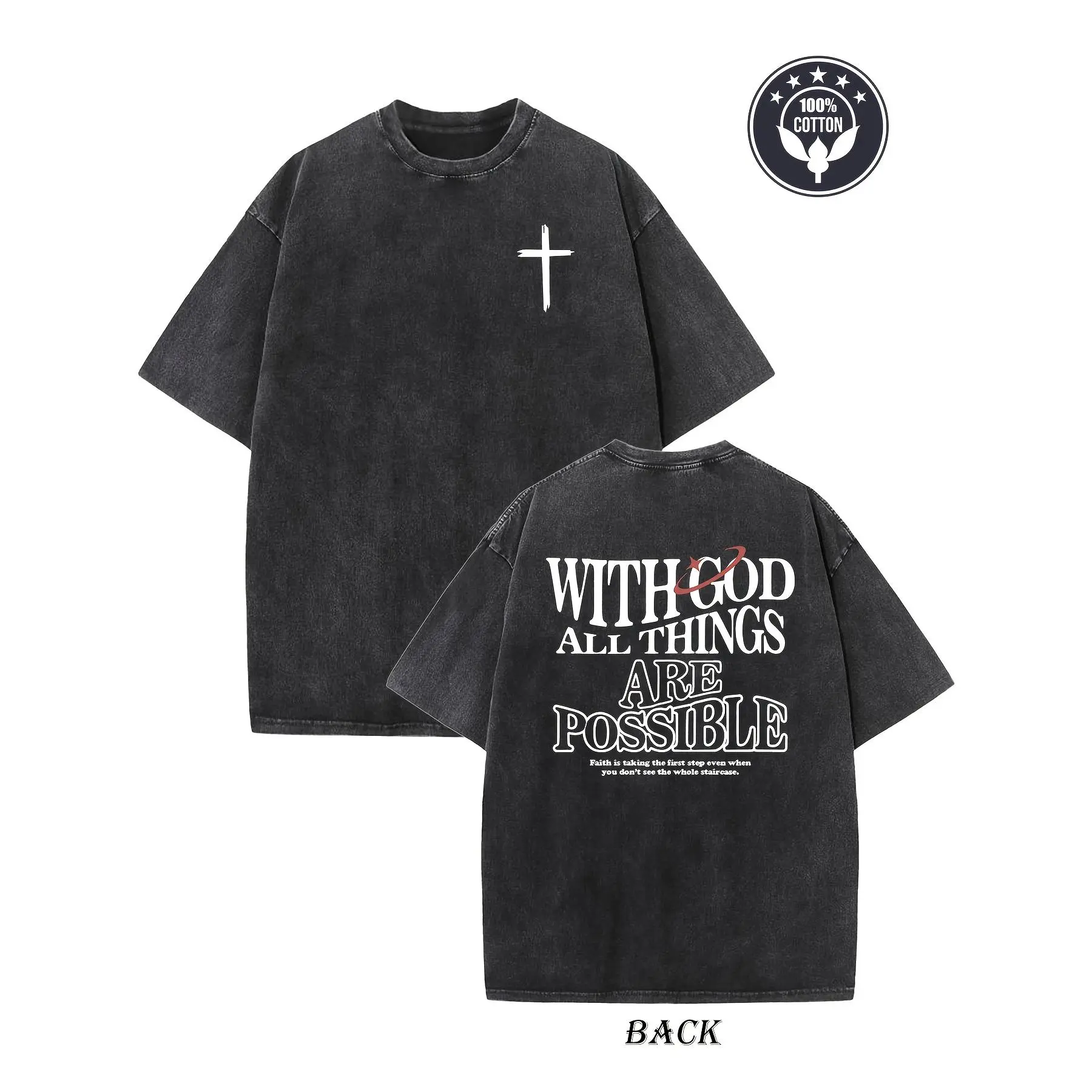 Loose Hip-Hop Street Fashion T-Shirt