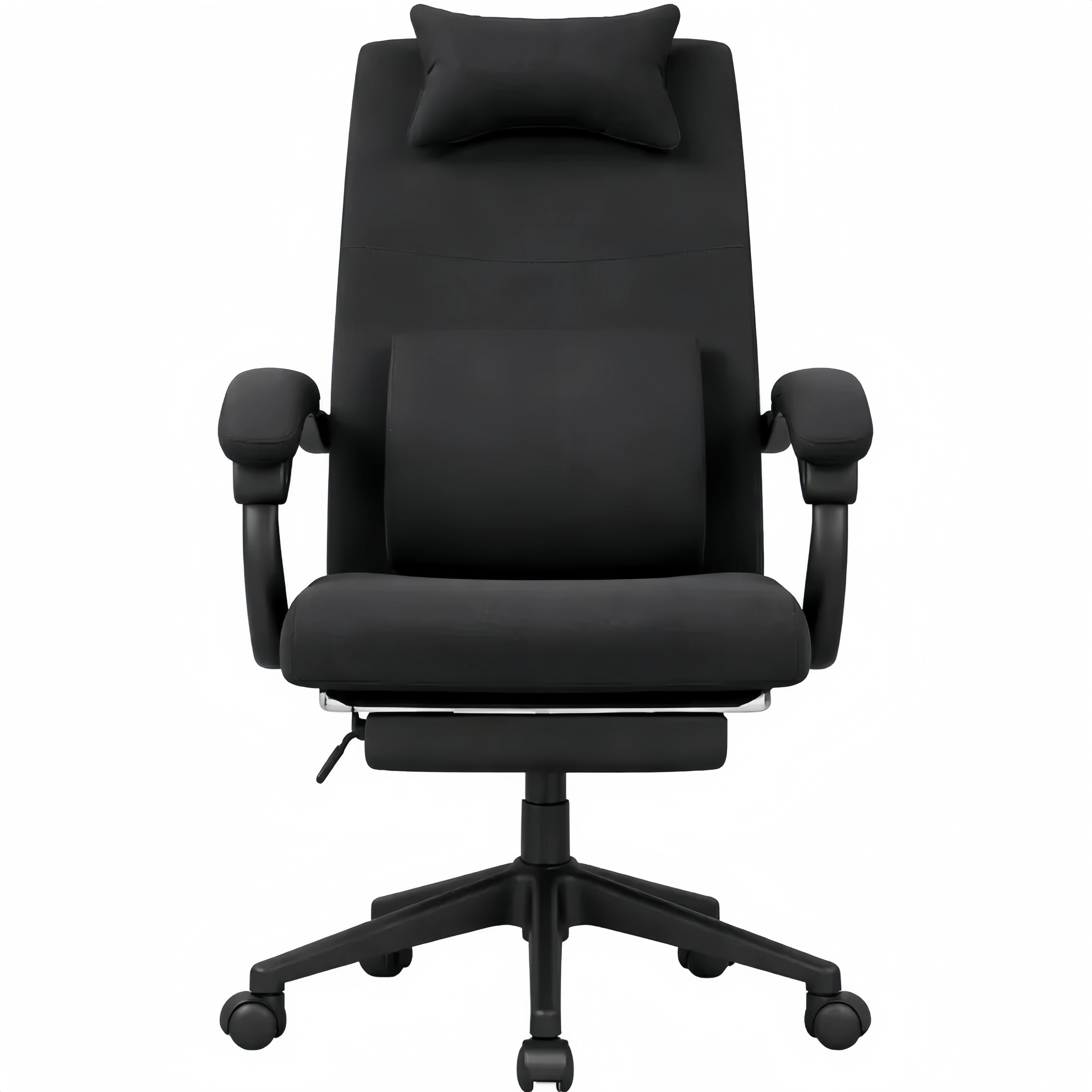 Chaise de Bureau Réglable avec Repose-Pied et Roulettes Pivotantes