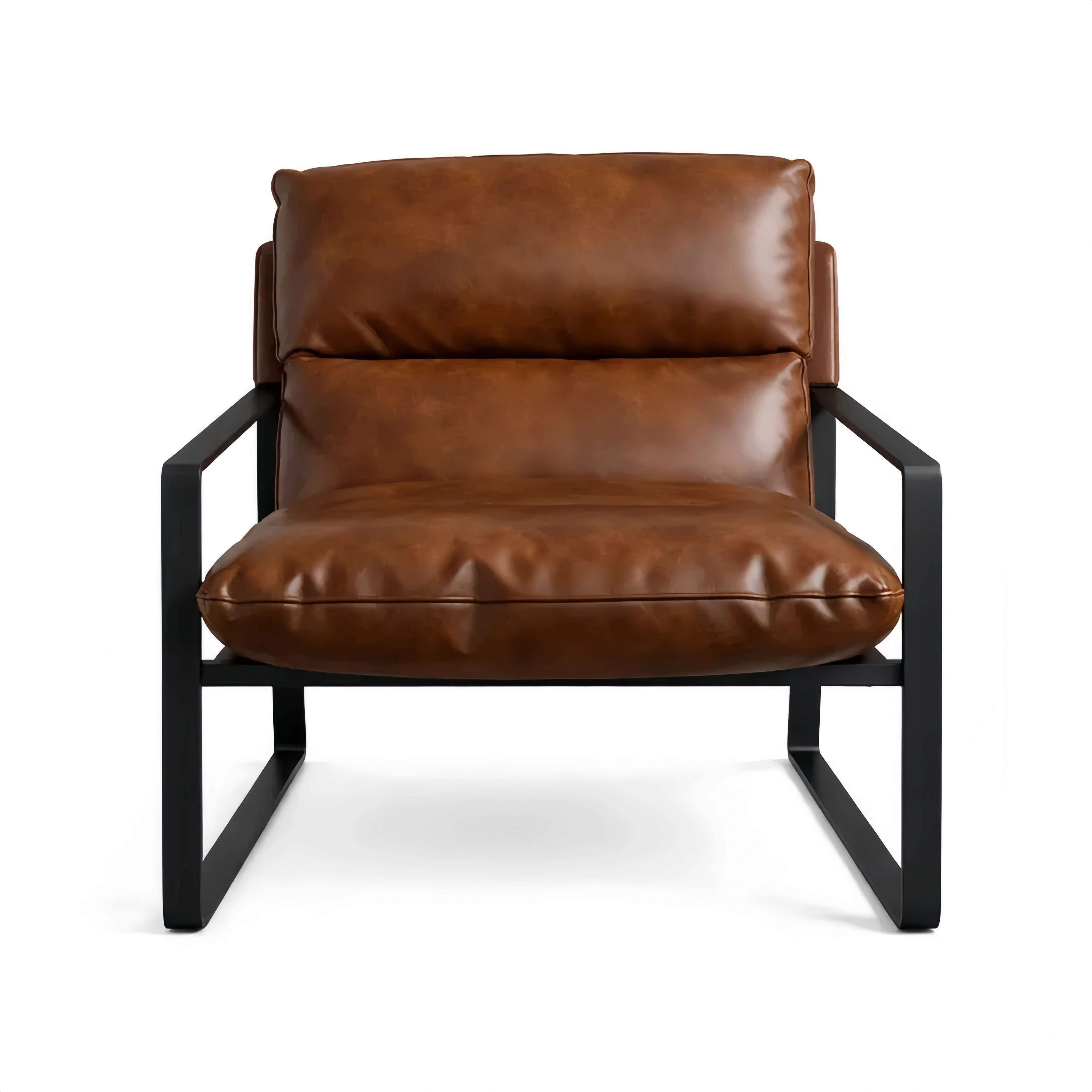 Fauteuil de Relaxation en Cuir Synthétique pour Salon