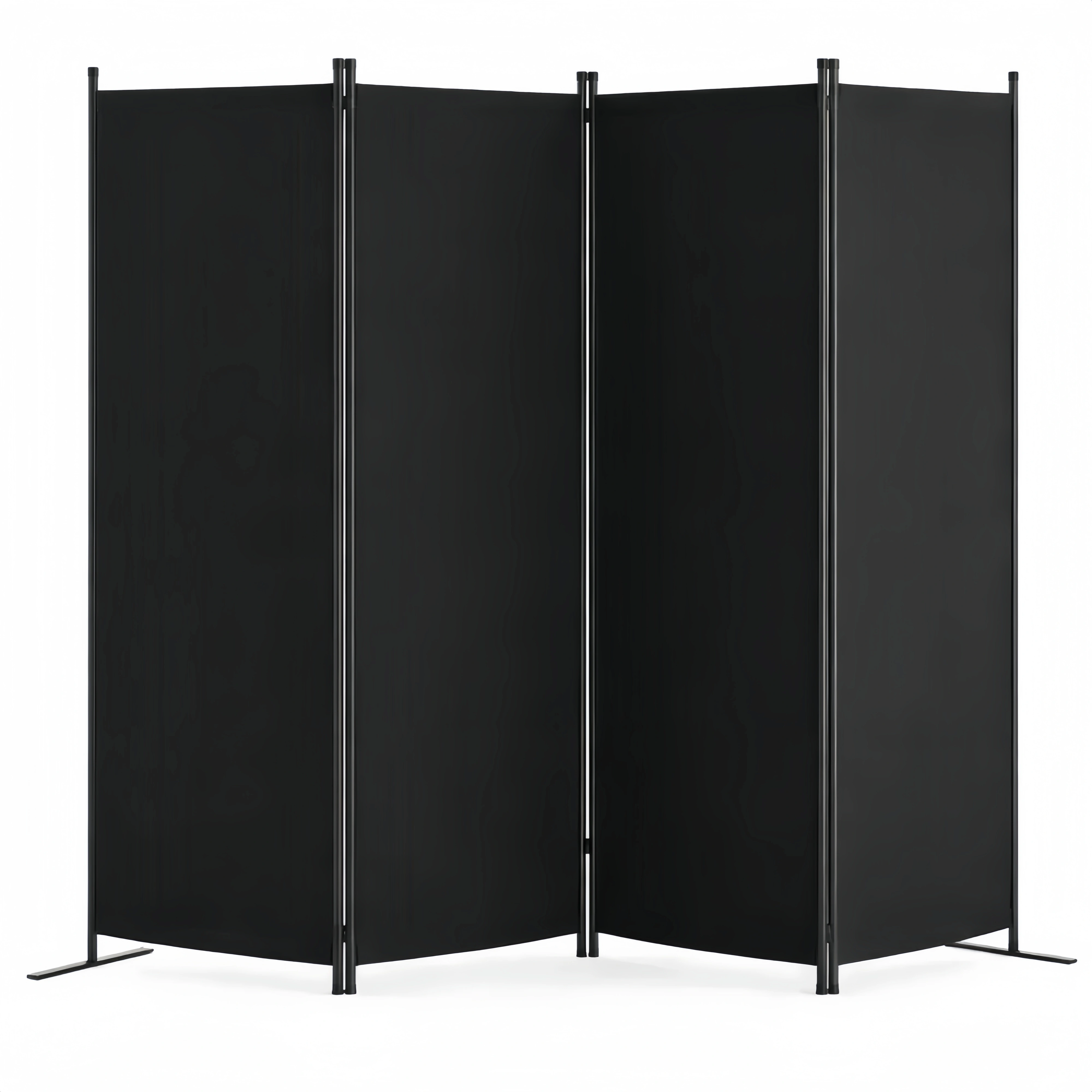 Paravent Pliable à 4 Panneaux Autoportant pour Intérieur