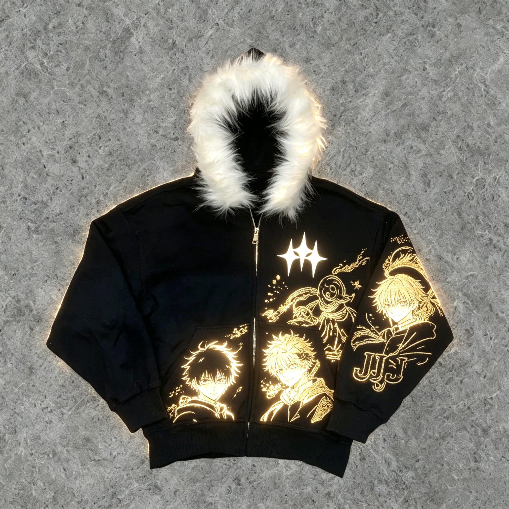 JJK Reflective Hoodie