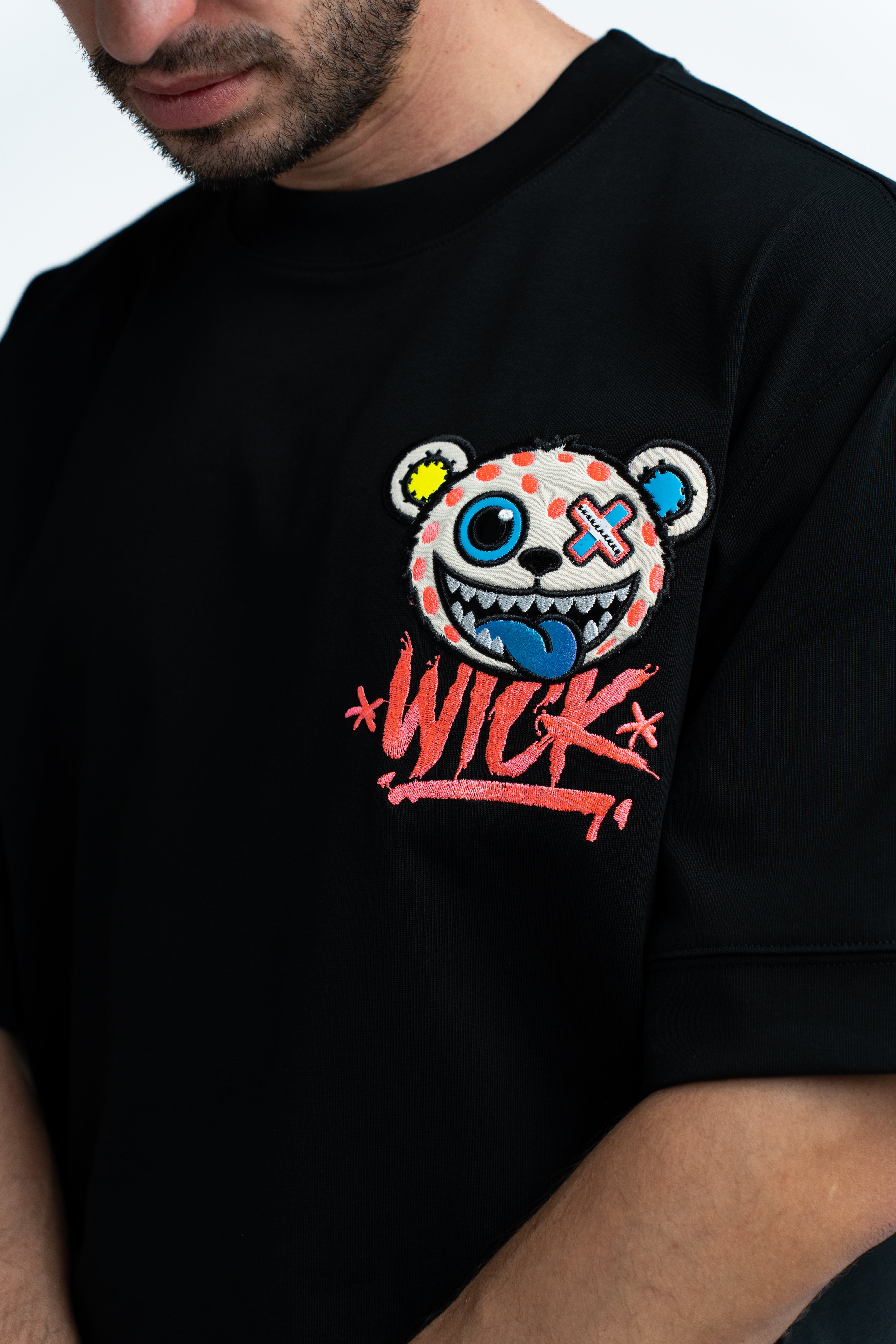 T-SHIRT OVERSIZED TOXIC BLACK