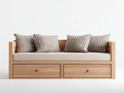 Sofás cama madera almacenamiento salón 190x85x80 cm - color madera - diseño moderno-Casamyly