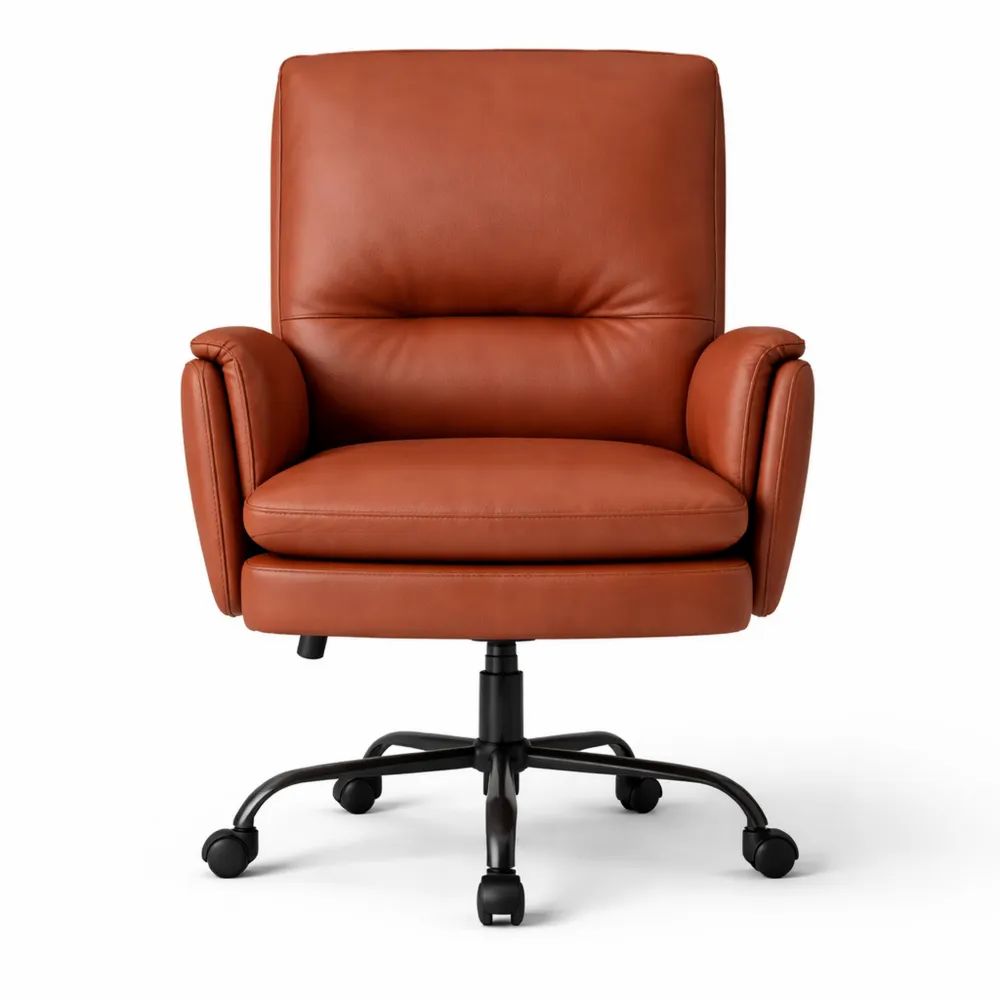 Fauteuil de Bureau Ergonomique Inclinable, Soutien Lombaire, Assise Large