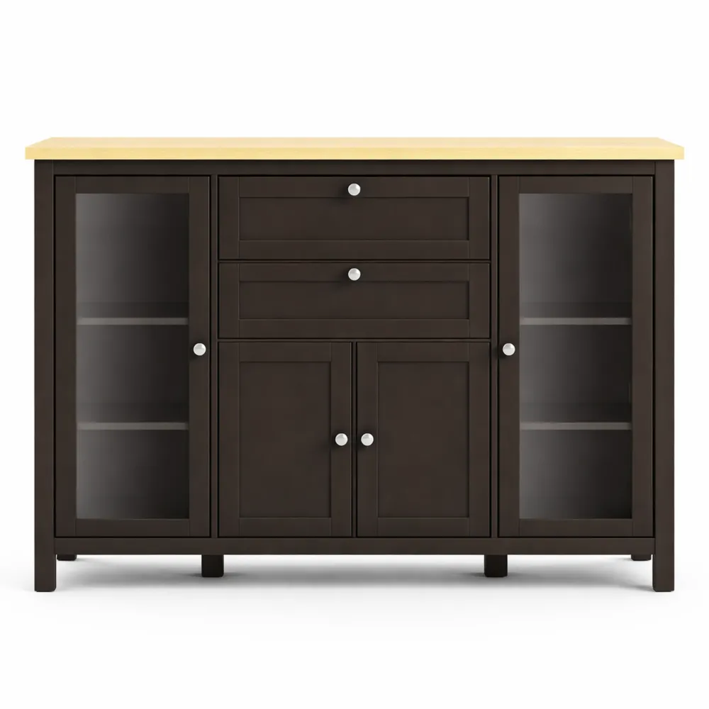 Buffet Moderne avec Rangement Varié pour Salon ou Cuisine