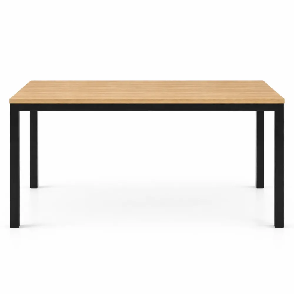 Table Informatique Industrielle en Bois et Métal 120 x 60 cm pour Bureau ou Maison-Balmyroom
