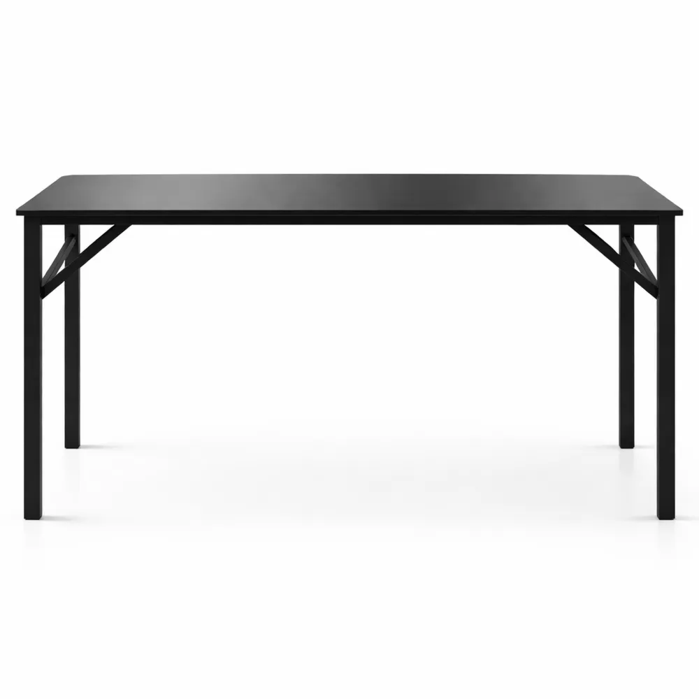 Table Pliable pour Ordinateur, Polyvalente et Compacte, 100x60cm, Noir-Balmyroom