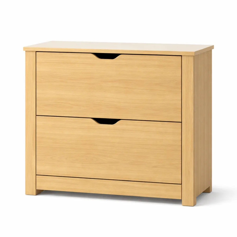 Armoire à chaussures moderne avec étagères réglables et tiroirs rabattables pour couloir-Balmyroom