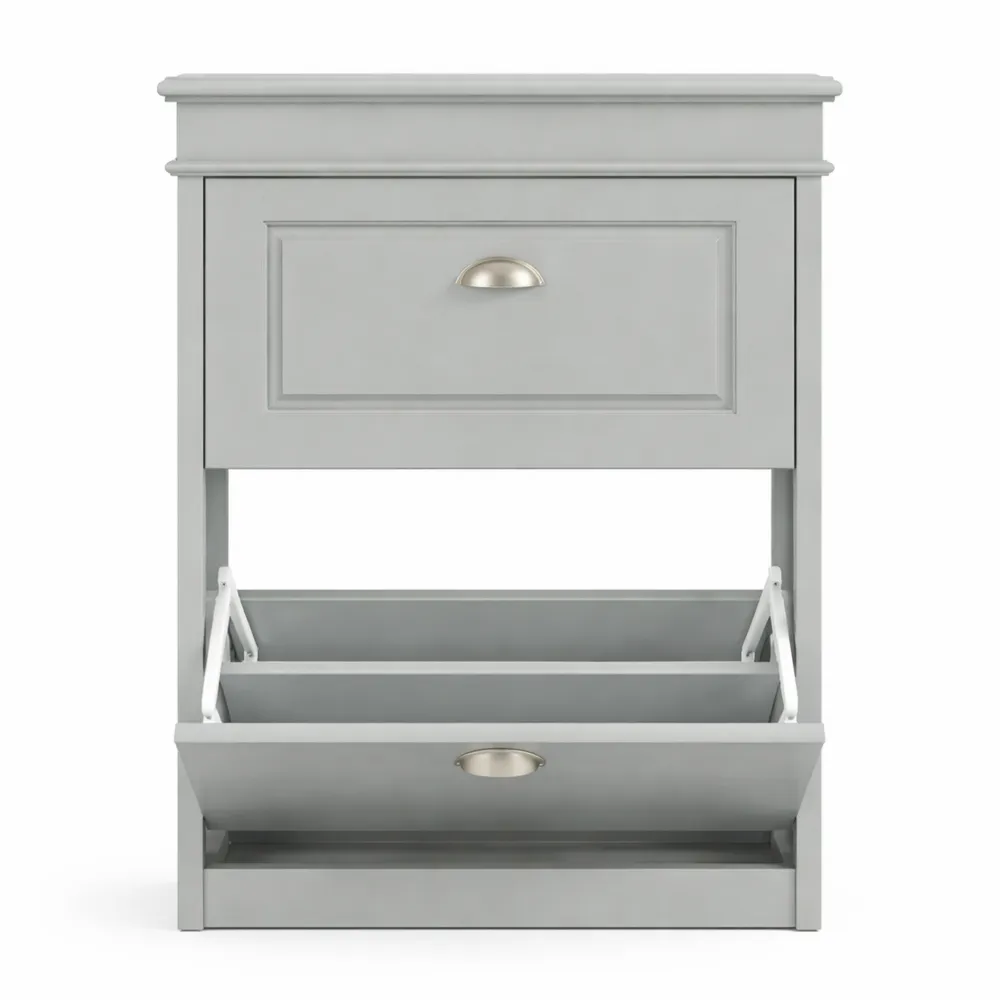 Armoire à Chaussures 8 Paires avec Abattants pour Entrée-Balmyroom