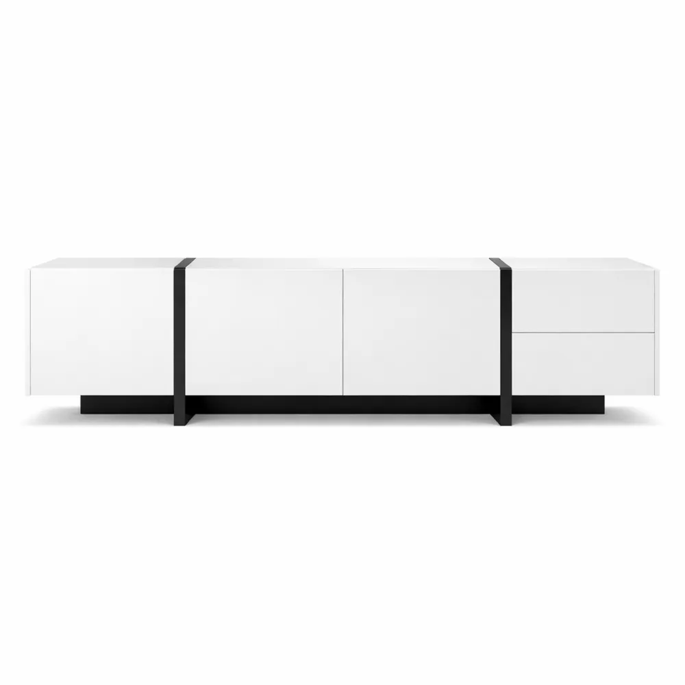 Meuble de Télévision avec Rangement Spacieux et Design Moderne-Fieldabode